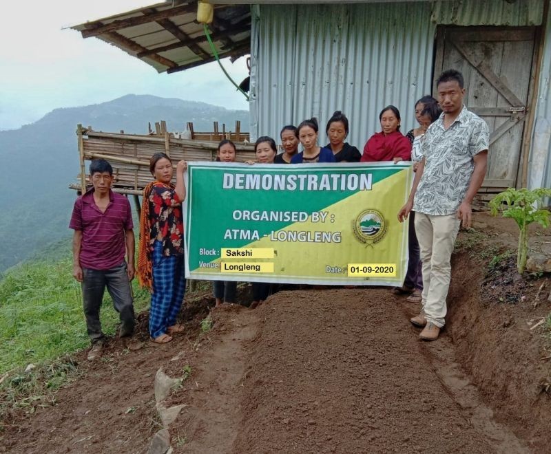 Participants during the one day demonstration held at Sakshi village on September 1. (Photo Courtesy: ATMA Longleng) 